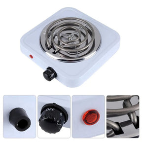 Efficient 1000W Electric Stove Mini Hot Plate For Quick Heat-Up And Easy Cooking