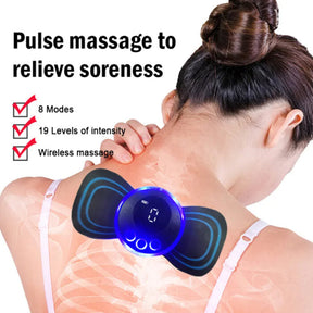 Mini Electric Massage Stick With 8 Modes And 19 Gear Levels