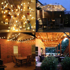 5M LED String Fairy Lights With 50 Ball Shaped Bulbs For Home And Outdoor Decoration