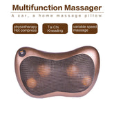 Multi-Function Electric Cervical Body Massage Pillow with Deep-Kneading Heated Massage Nodes