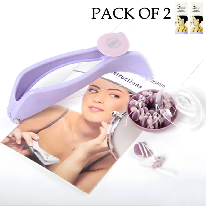 Pack Of 2 Facial Care Beauty Neck &amp; Body Hair Removal Machine With Threader Tool